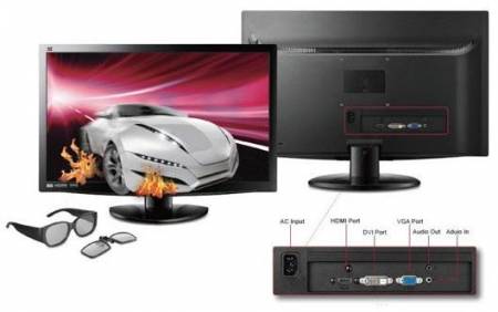 3D монитор от ViewSonic 