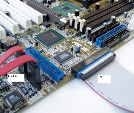 Как подключить к компьютеру жесткий диск с SATA интерфейсом?