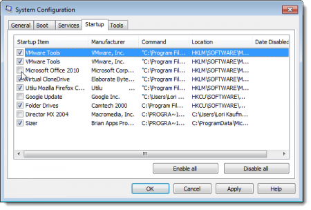 Как отменить автозапуск программ в Windows?