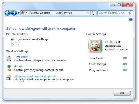 Как в Windows 7 защитить детей от информации для взрослых?
