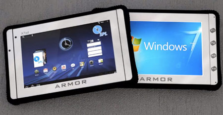 Планшетны ARMOR X7et, X7ad и X12rb   соответствуют требованиям IP65