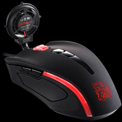 Новая геймерская мышка Thermaltake с вентилятором! Никаких шуток!