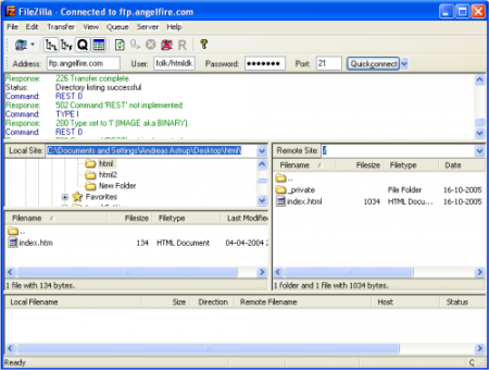 Почему я не могу подключиться к Filezilla?