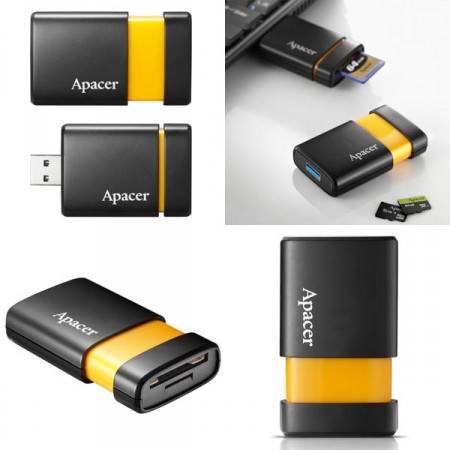 Новый кард ридер Apacer поддерживает USB 3.0 и имеет компактный размер