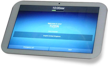 Новый японский планшет на ОС Tizen