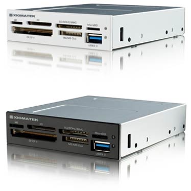 Кардидеры Xigmatek под 3,5 и 5,25 с поддержкой USB 3.0