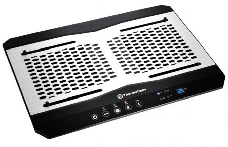  Thermaltake Massive TM   подставка для ноутбука с датчиками и вентиляторами