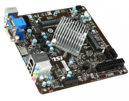 MSI J1800i с 2 ядерным процессором Intel Celeron